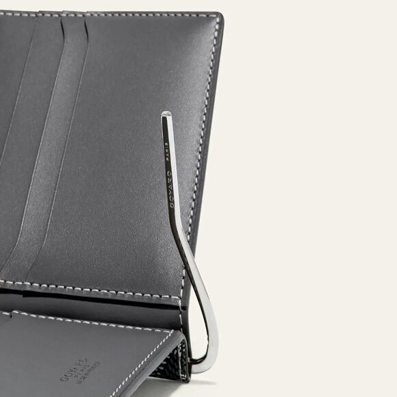 👝 New 👝 100% Authentic Goyard Saint Thomas Bill Fold Money Clip Wallet , Grey - Picture 3 of 16